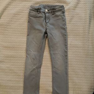 H&M gray skinny jeans size 6-7